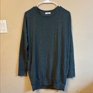 Cherish Dark Teal Long Sleeve Dress